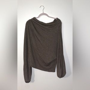 Green Free People sweater